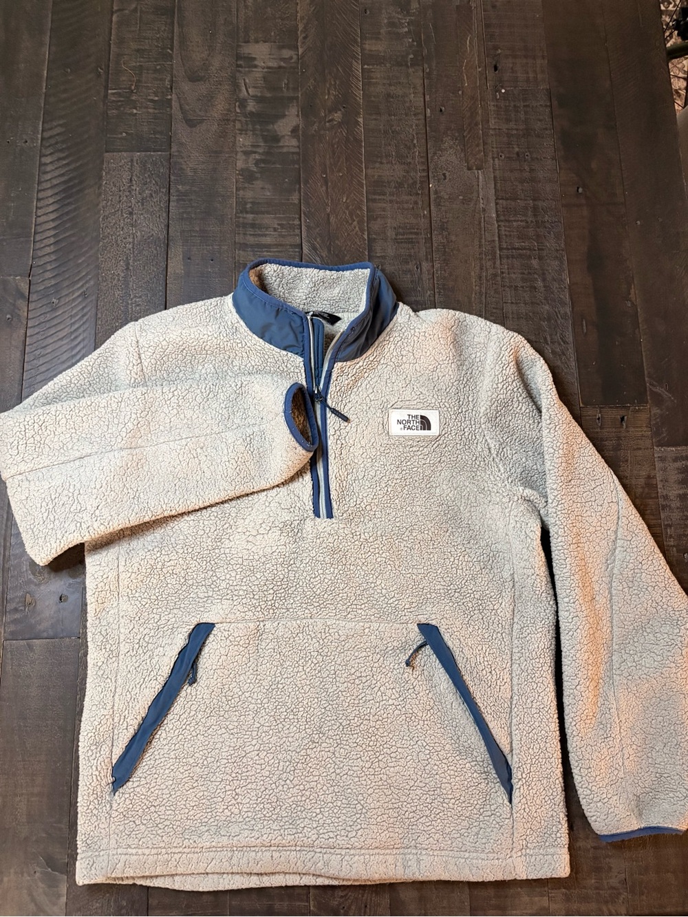 The North Face Cream Sherpa Jacket